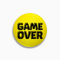 Game Over Pinback Button