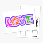 LOVE Postcard