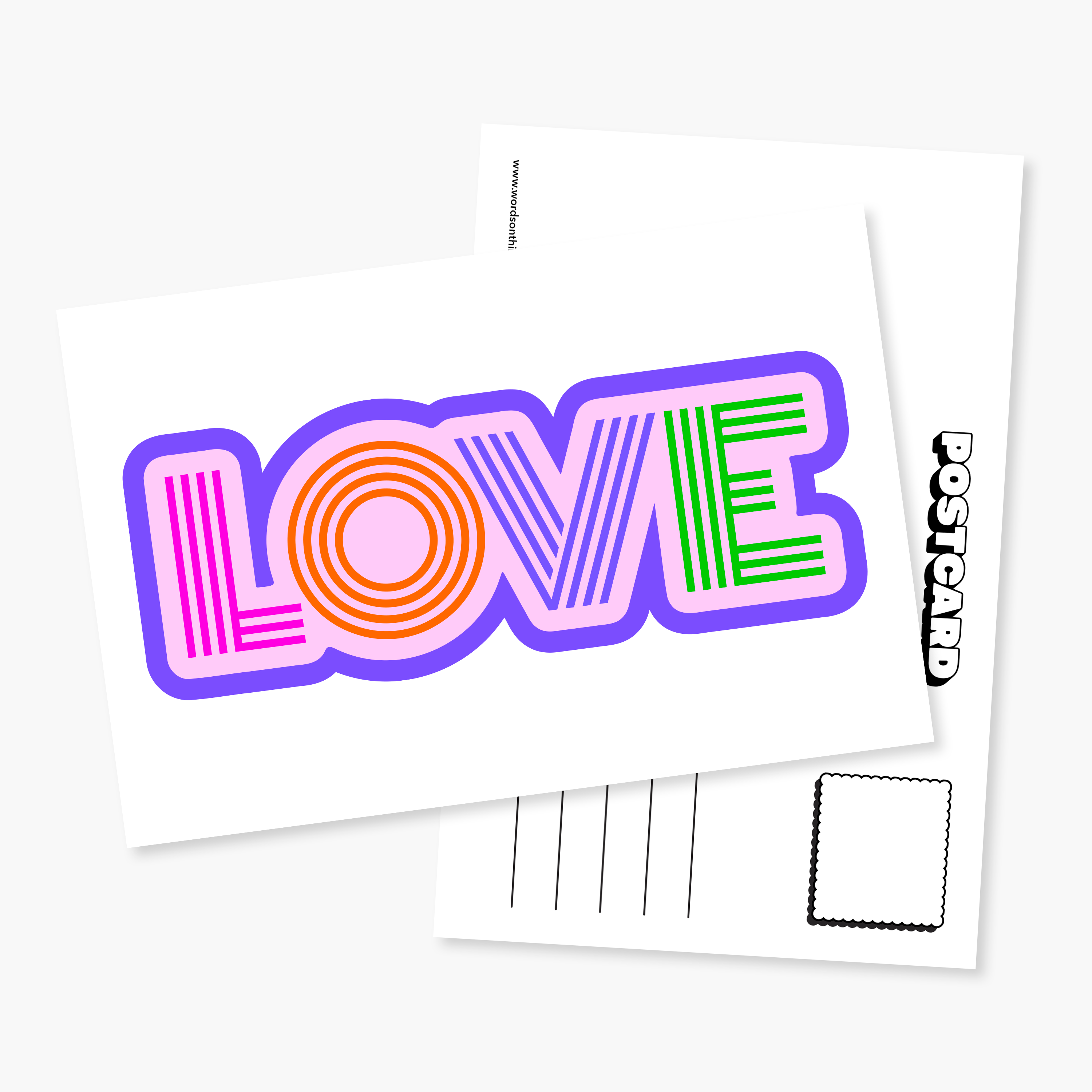 LOVE Postcard