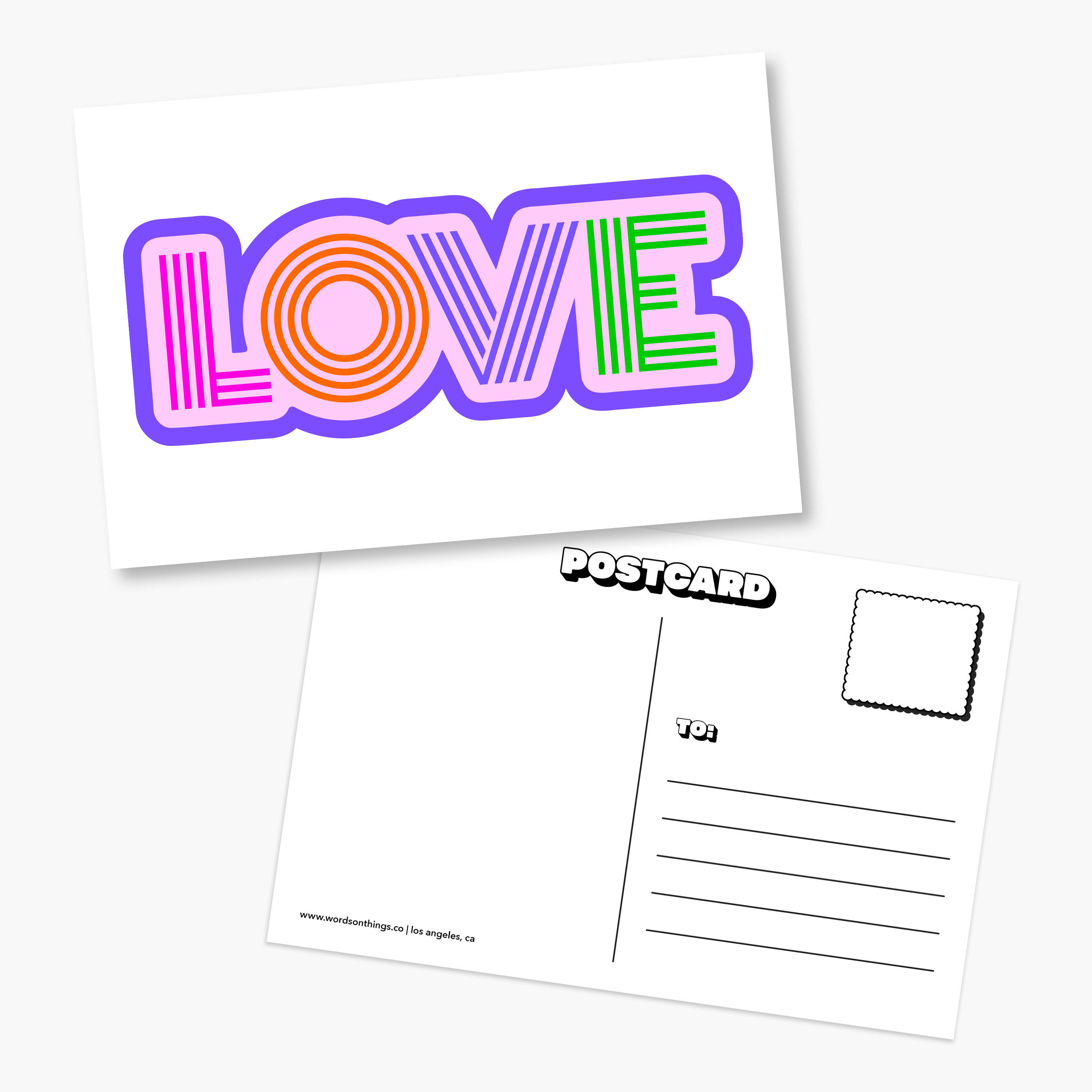 LOVE Postcard