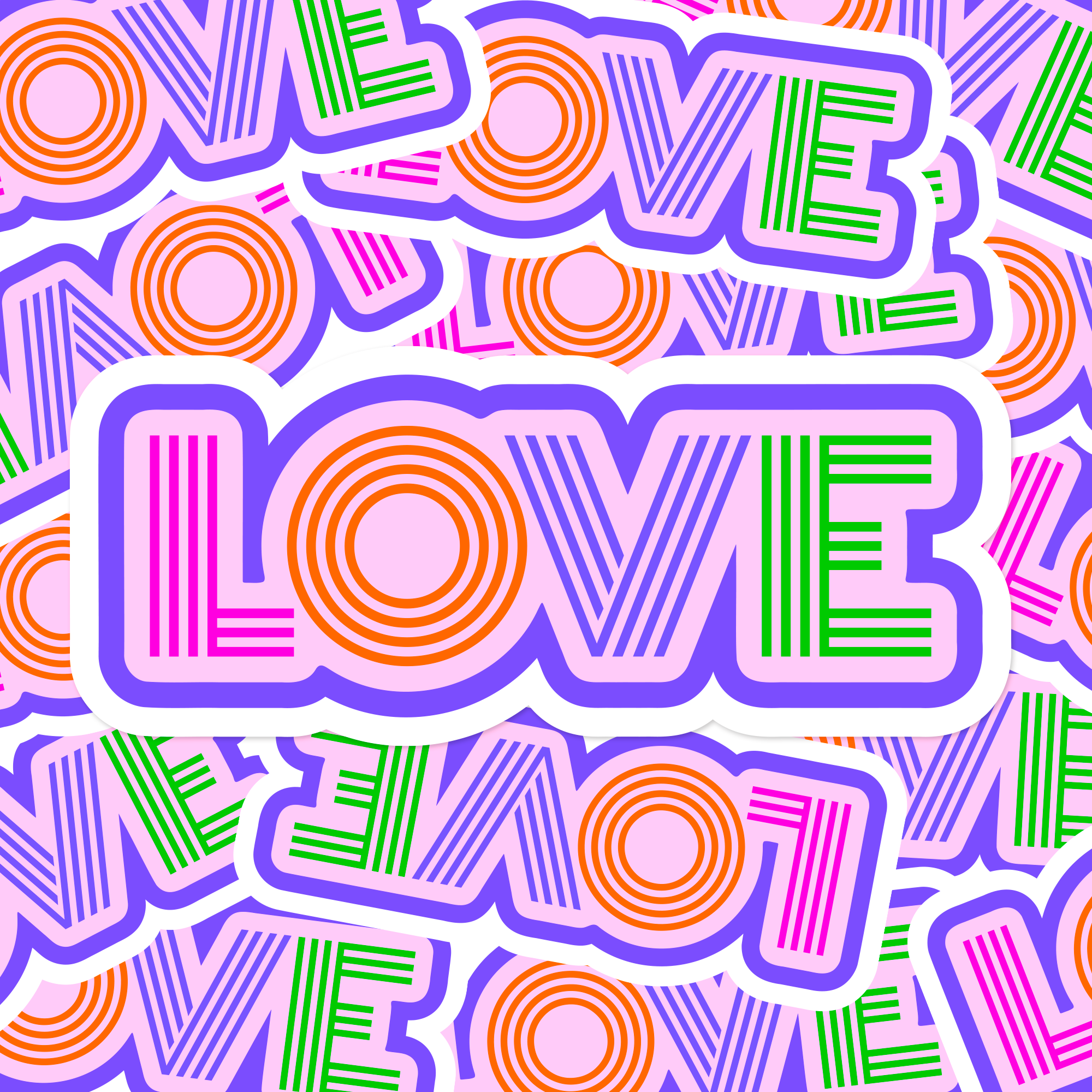 LOVE Sticker