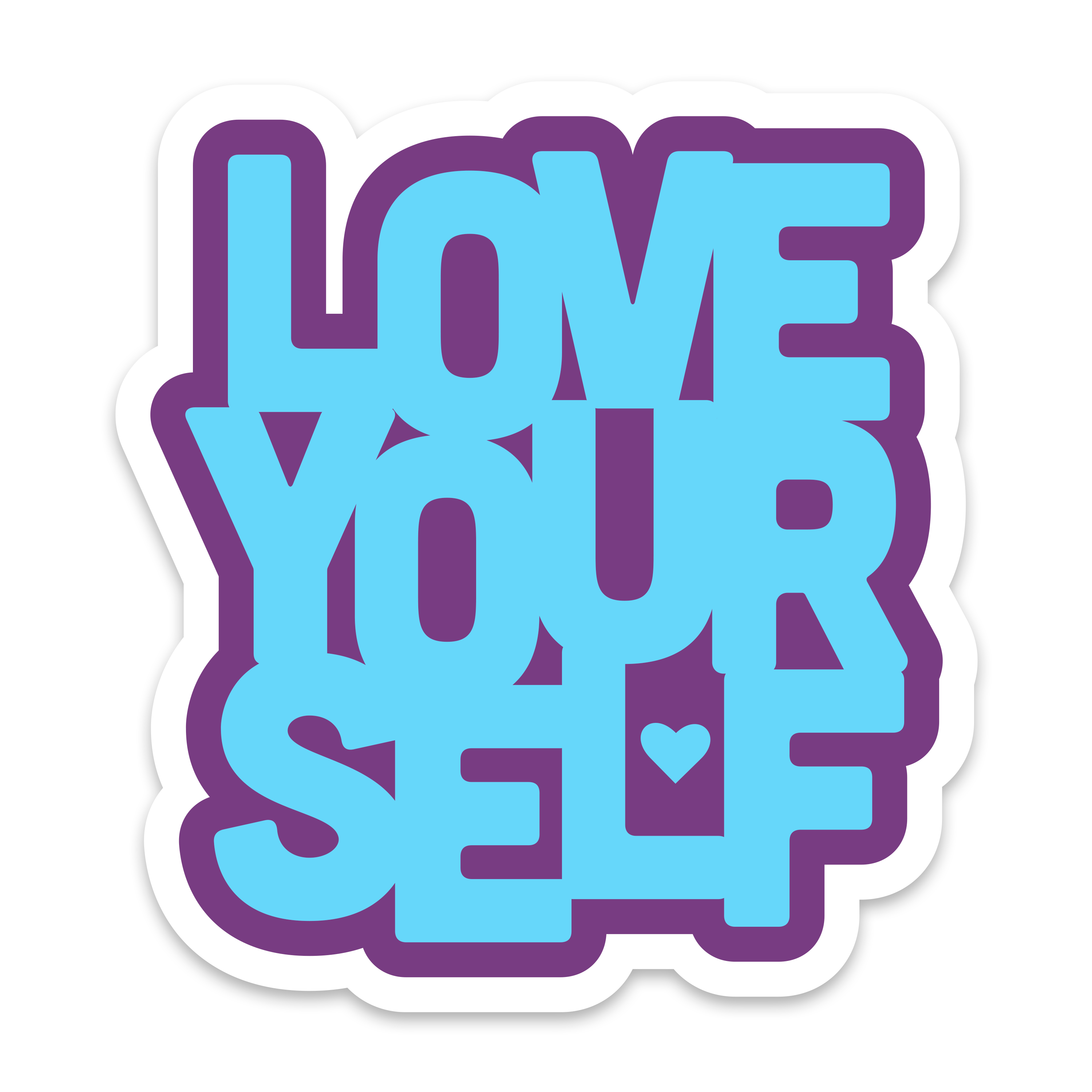 Love Yourself Sticker