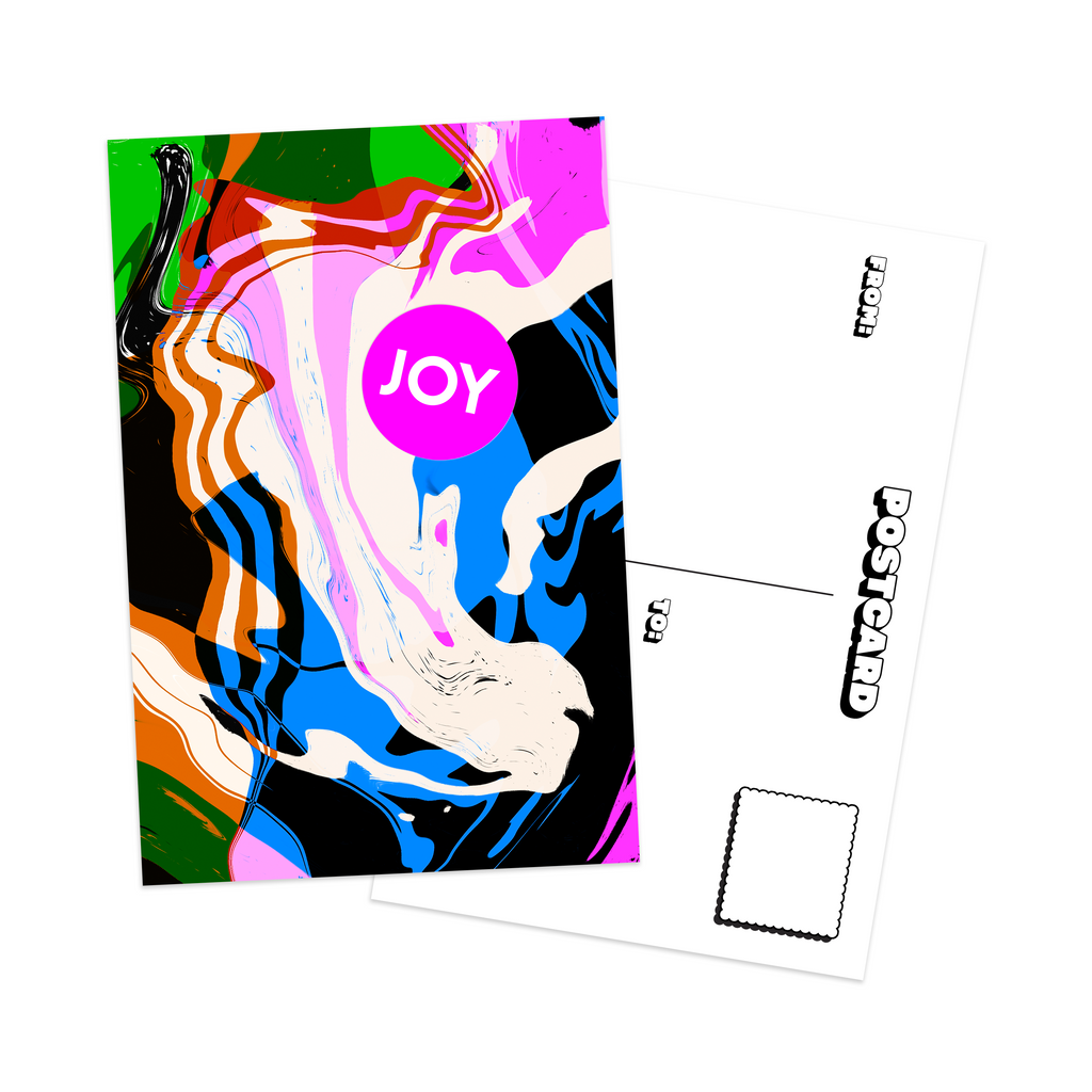 Modern Marbling Postcard Pack