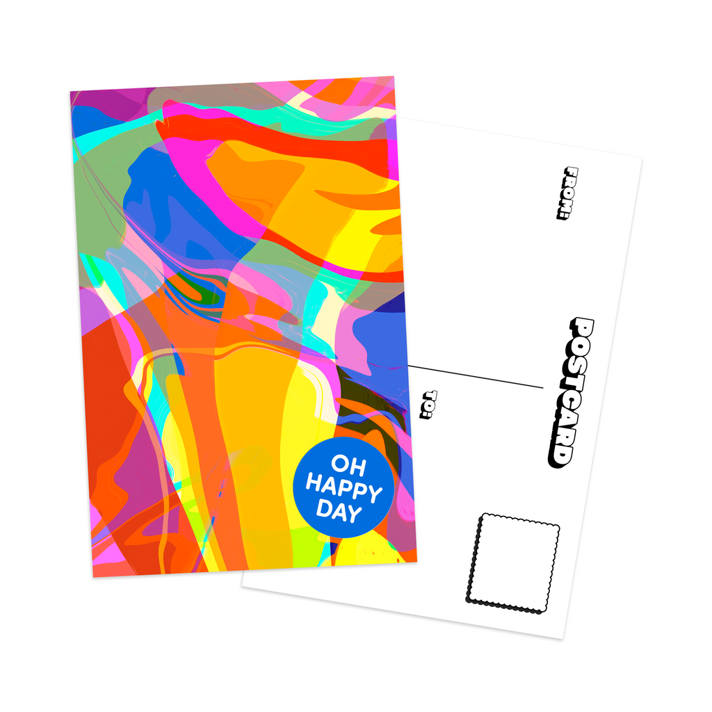 Modern Marbling Postcard Pack