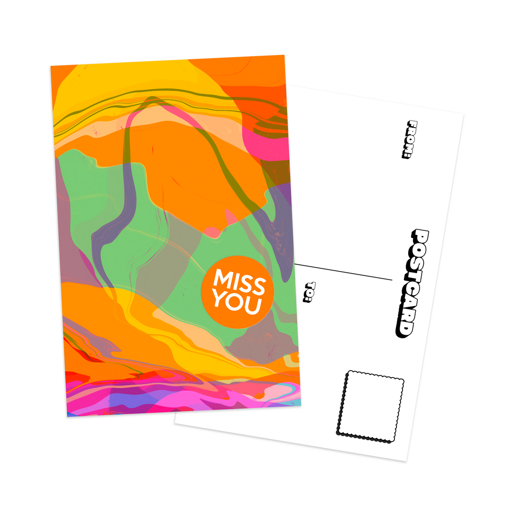 Modern Marbling Postcard Pack