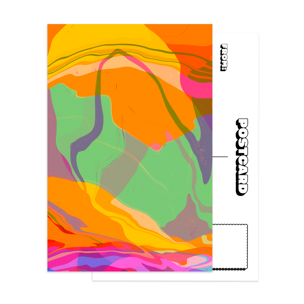 Modern Marbling Postcard Pack