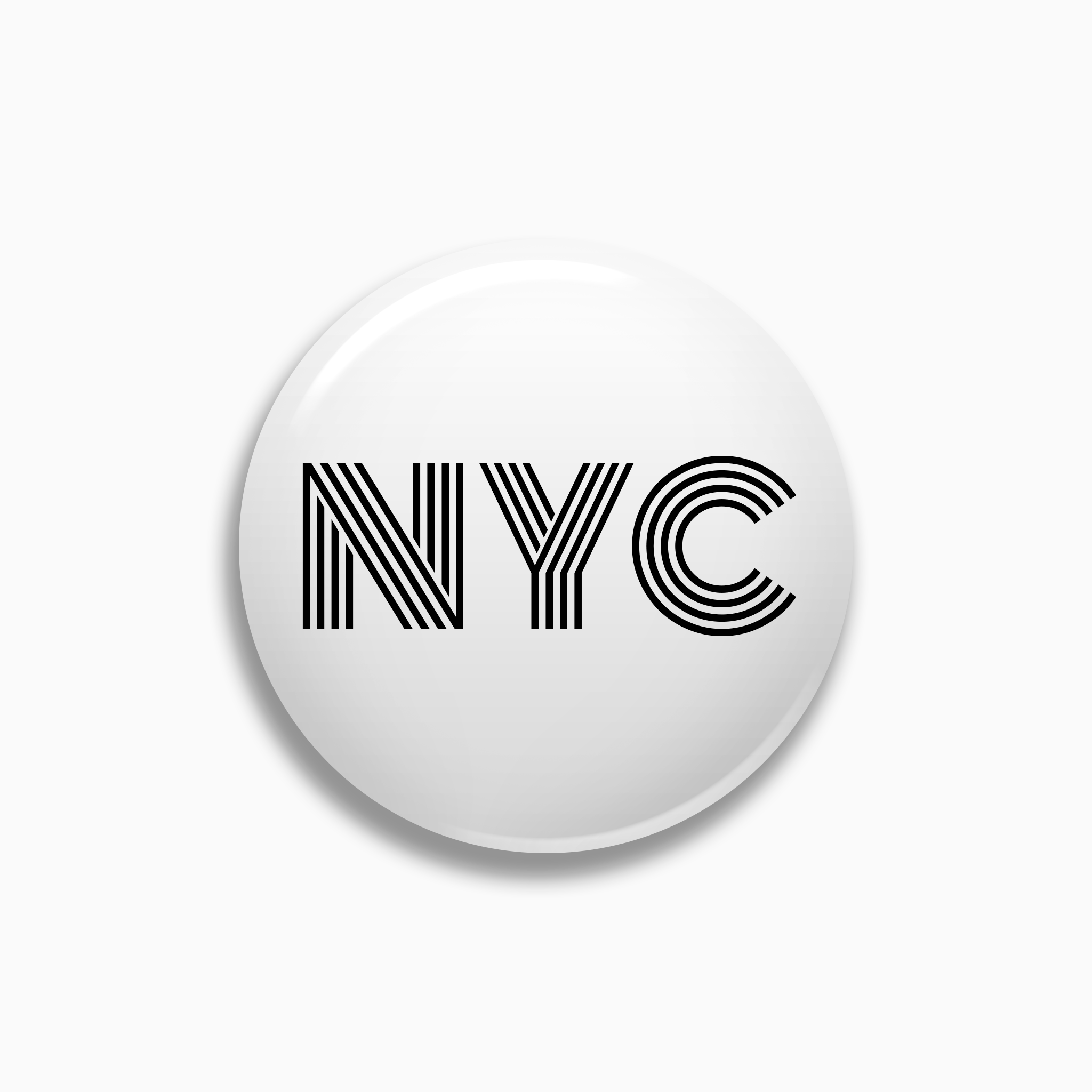 NYC Deco Pinback Button
