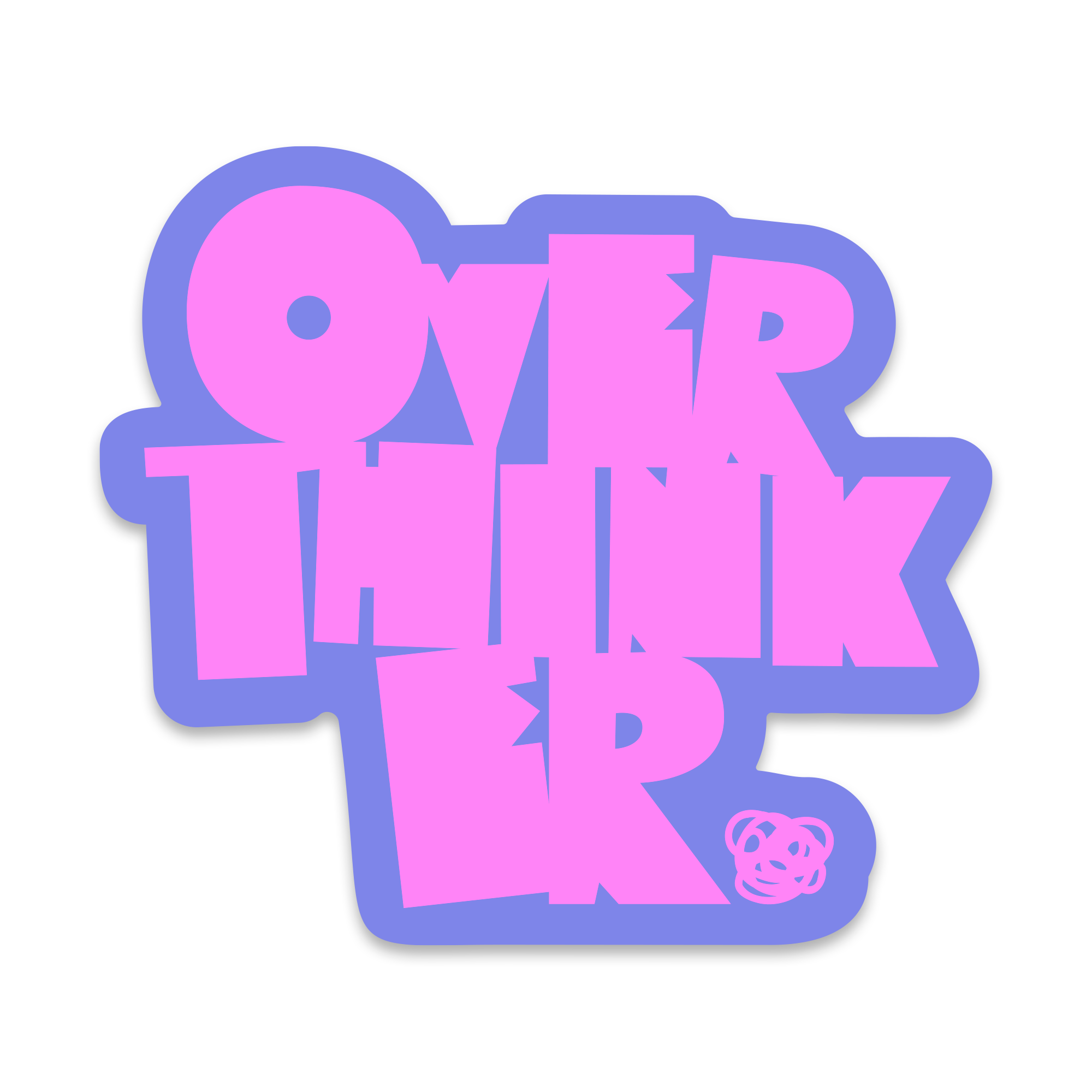 Overthinker Sticker