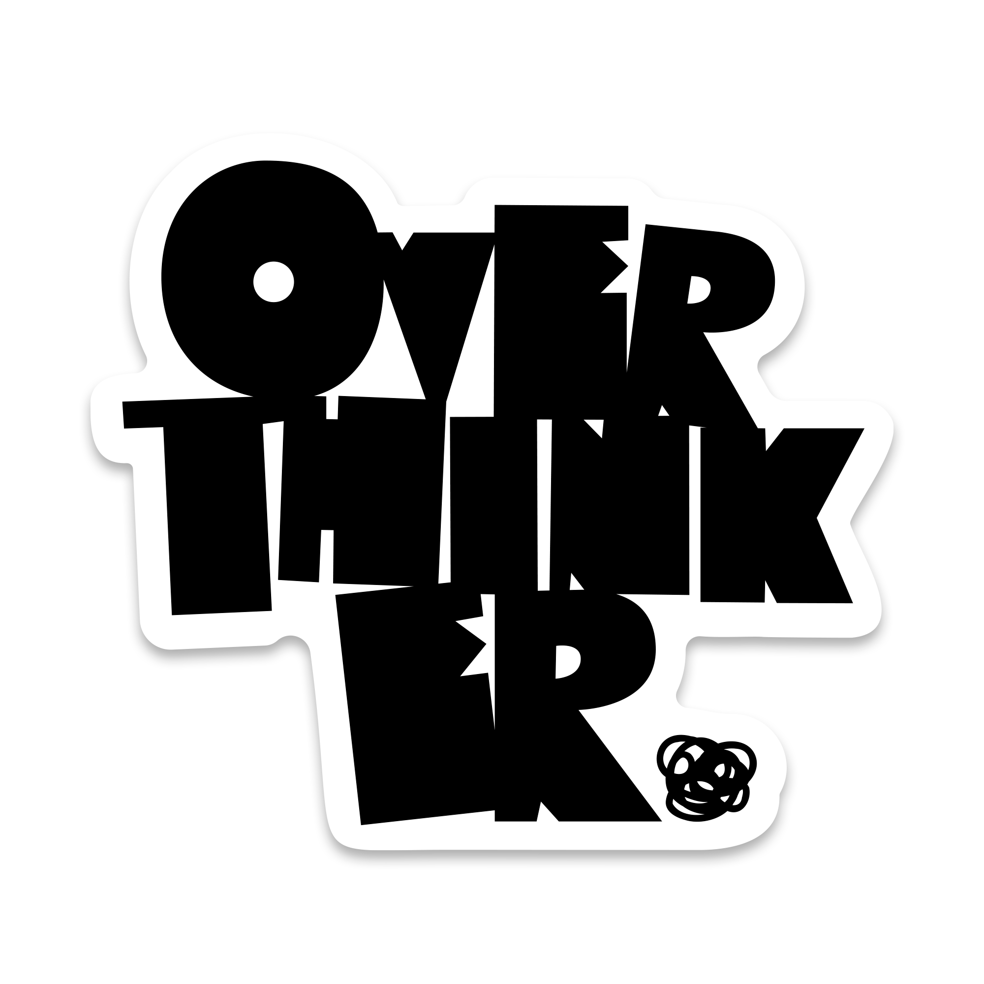 Overthinker Sticker