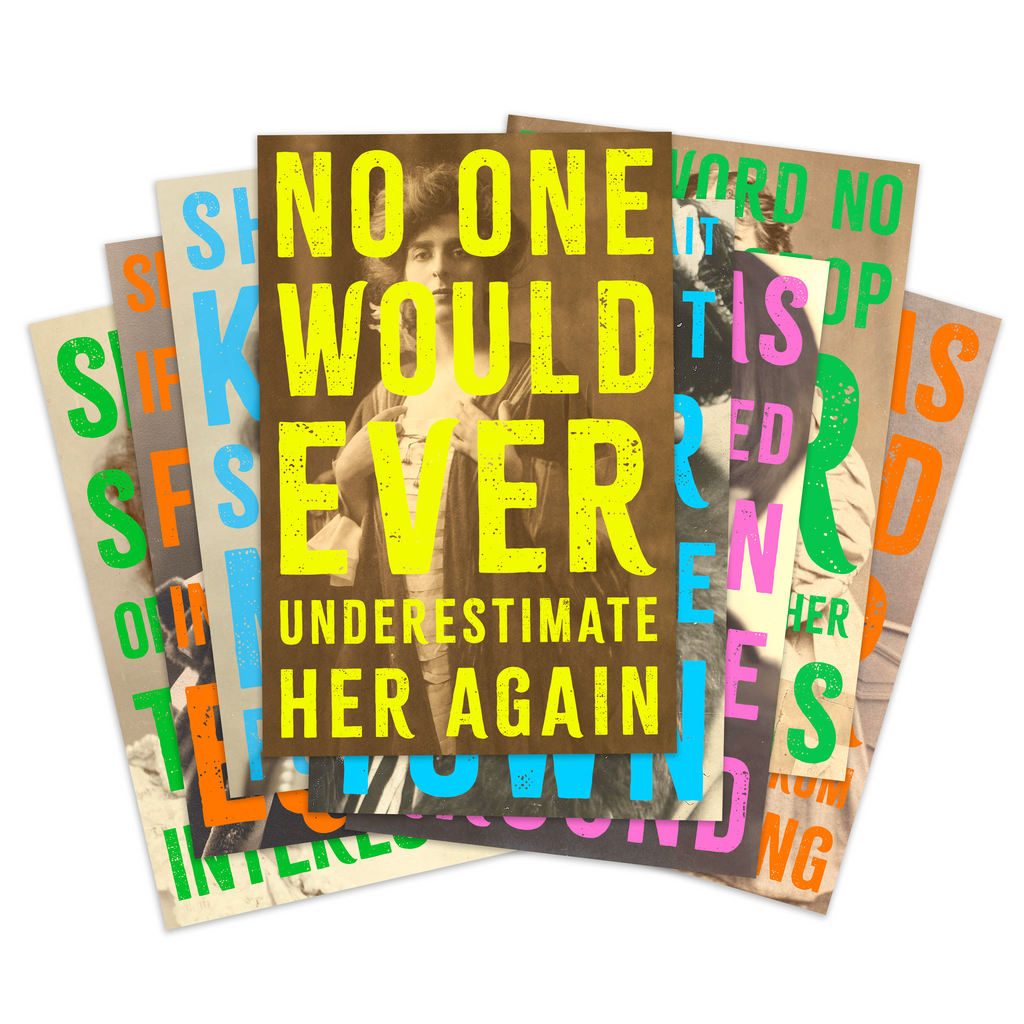She Has Thoughts Postcard Pack