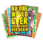 She Has Thoughts Postcard Pack