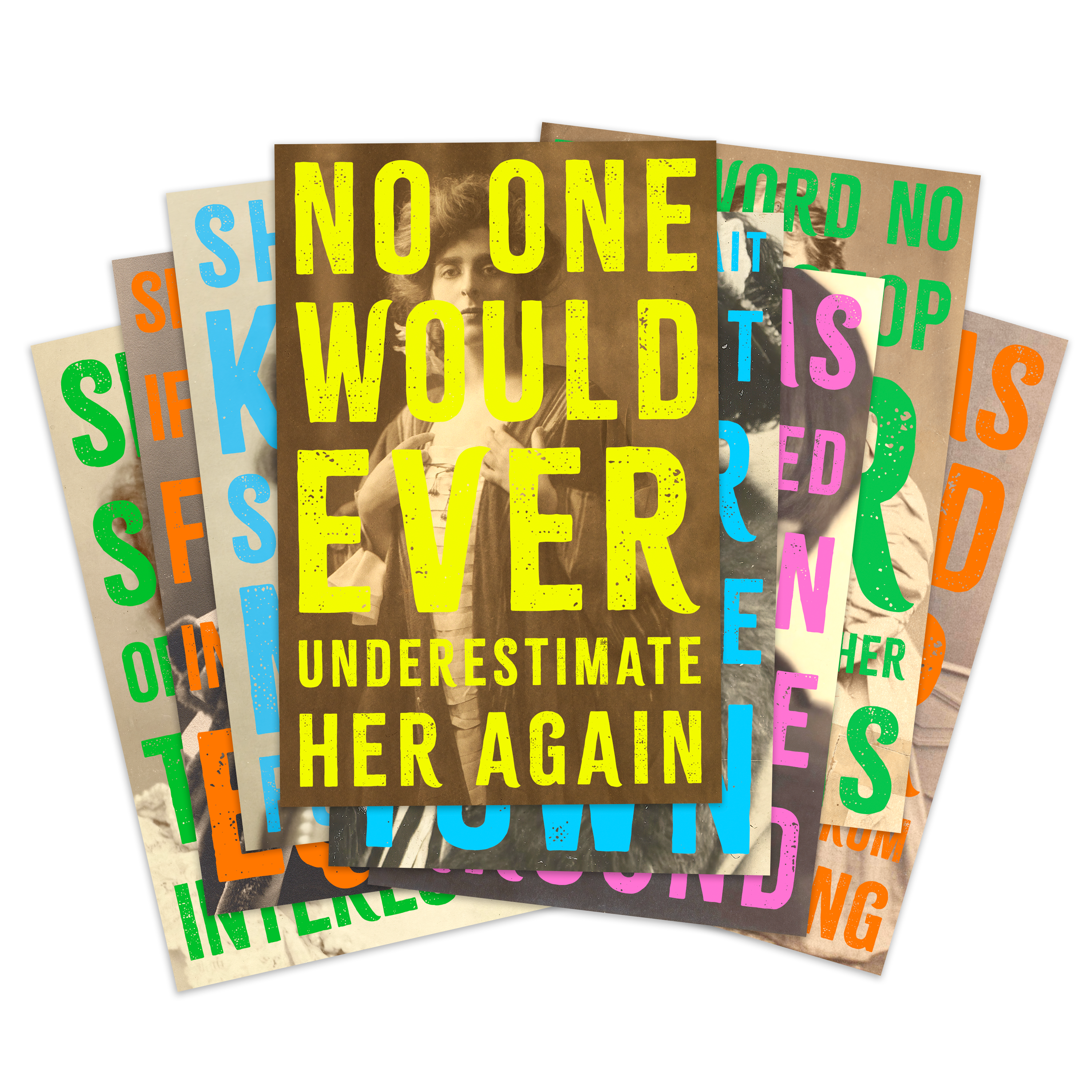 She Has Thoughts Postcard Pack