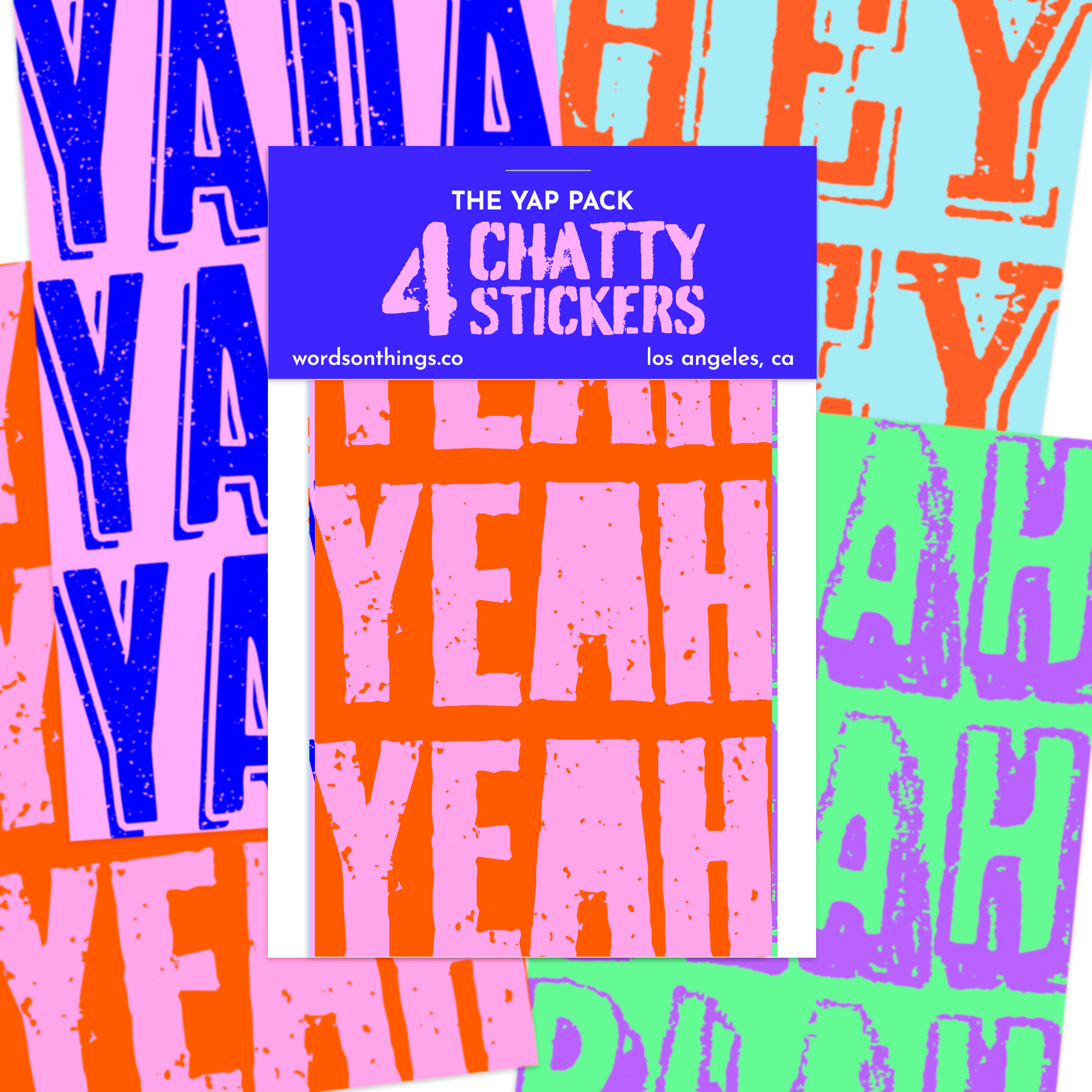 The Yap Pack Sticker Set