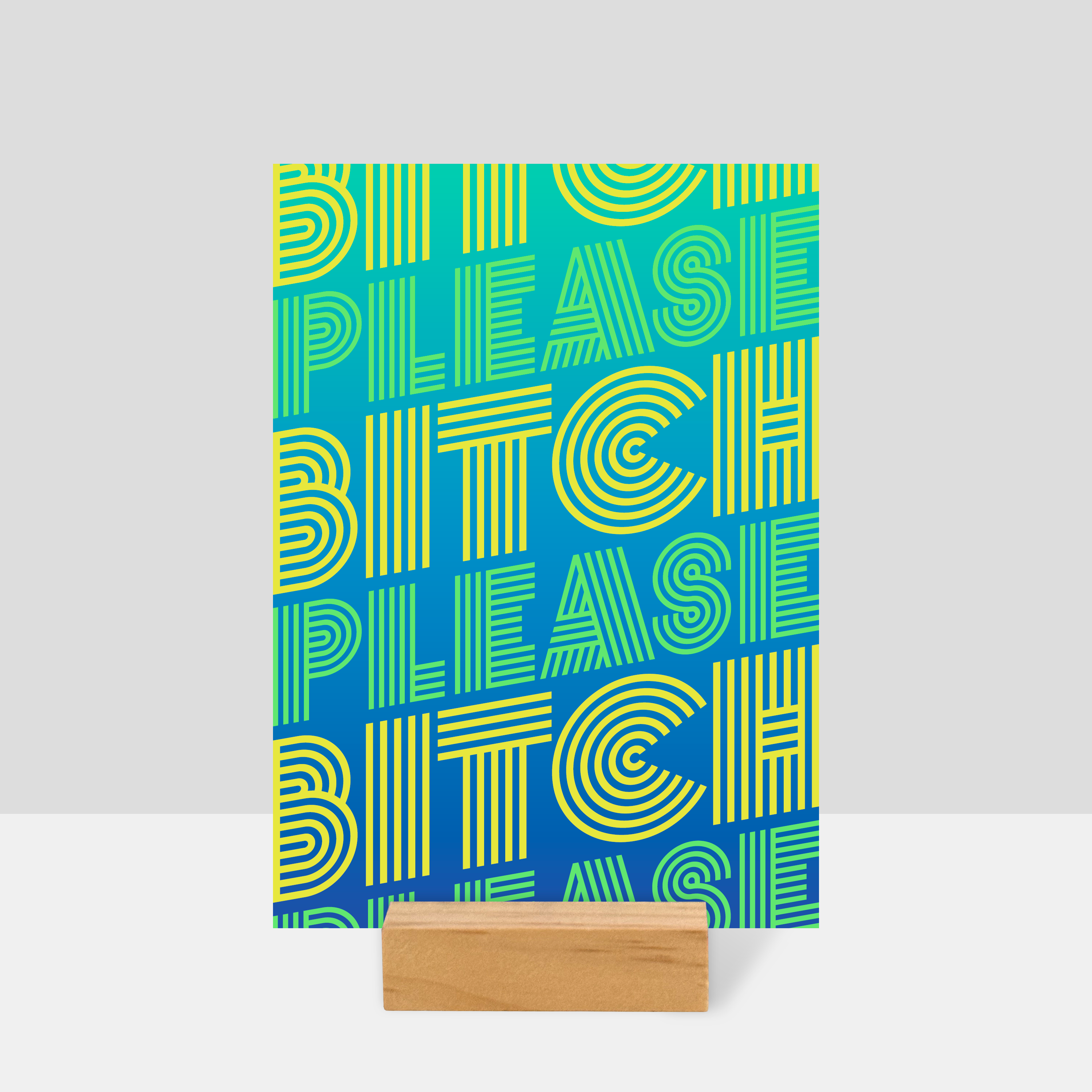 Six Sweary Art Prints - Set No. 1