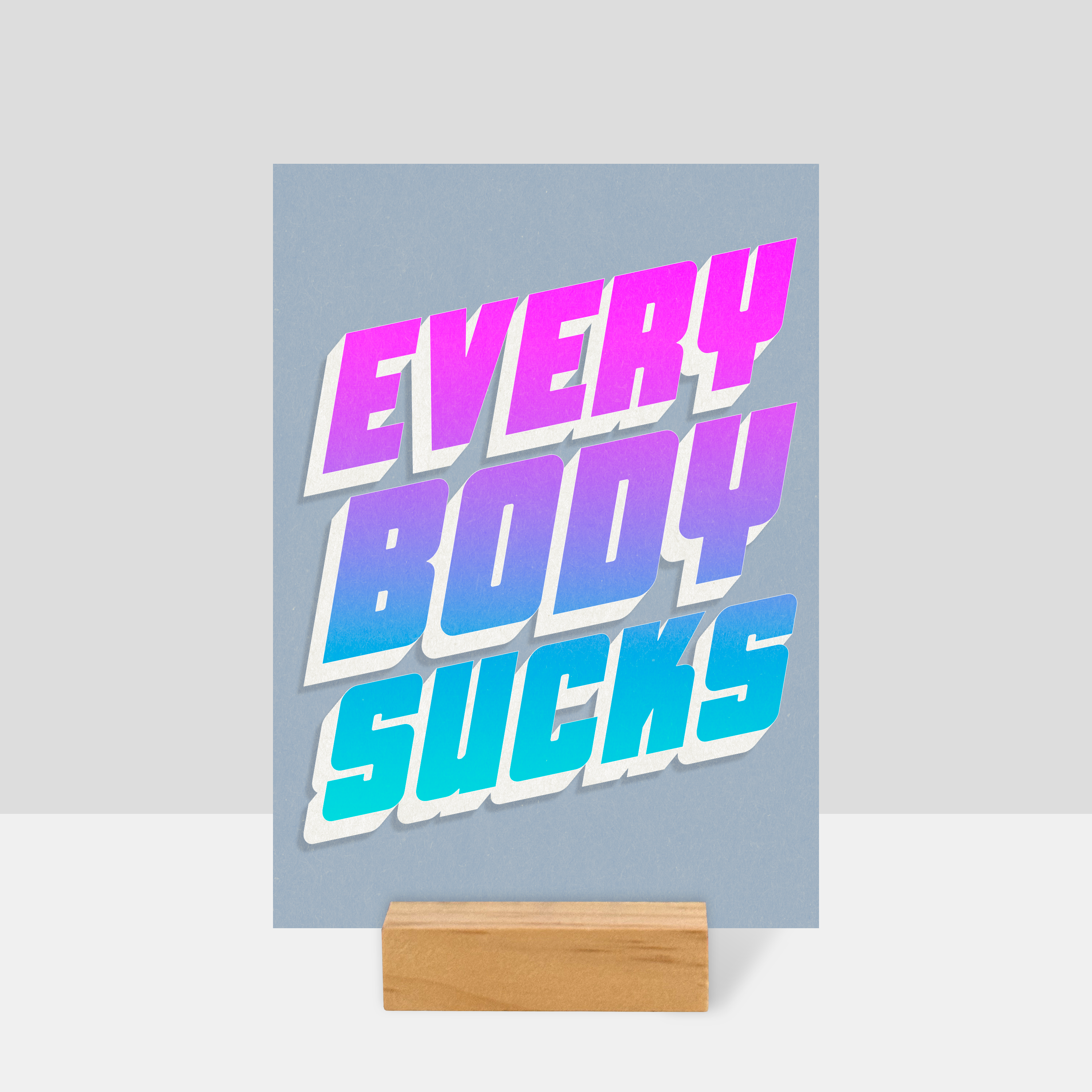 Six Sweary Art Prints - Set No. 1