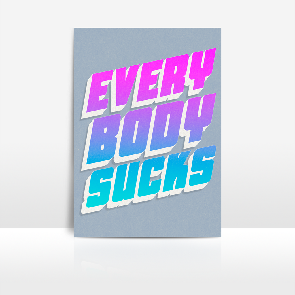 Six Sweary Art Prints - Set No. 1