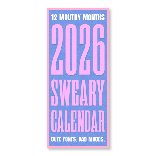 2026 Sweary Calendar