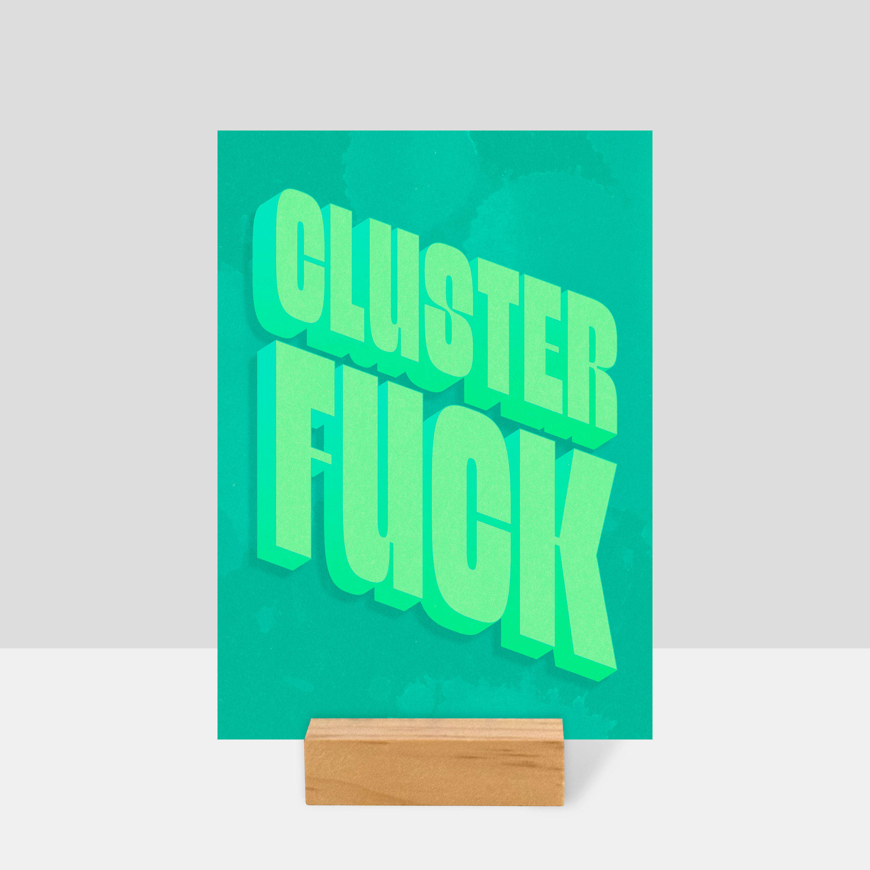 Six Sweary Art Prints - Set No. 1