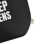 Schlep Happens Organic Cotton Black Tote Bag