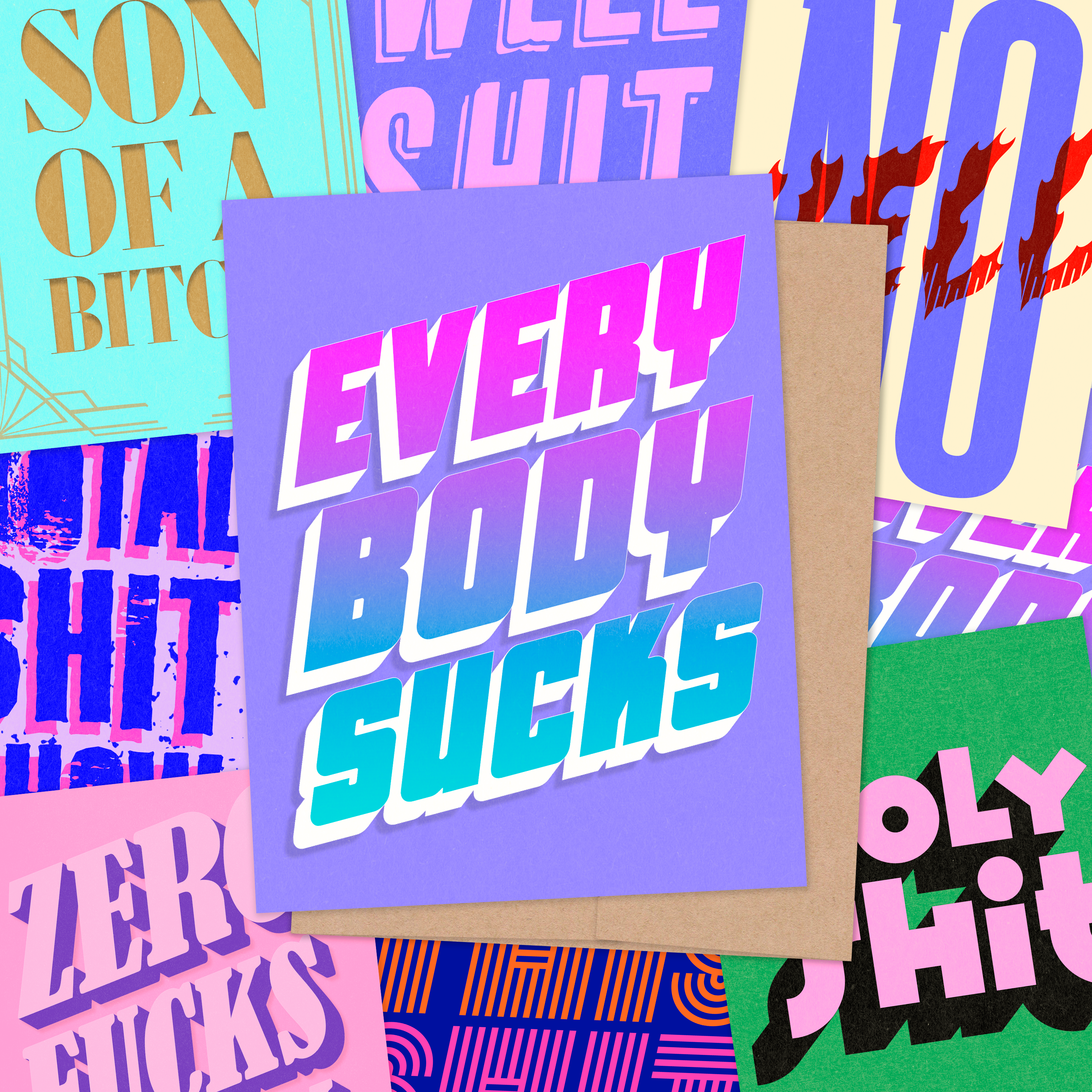 Sweary Greeting Cards