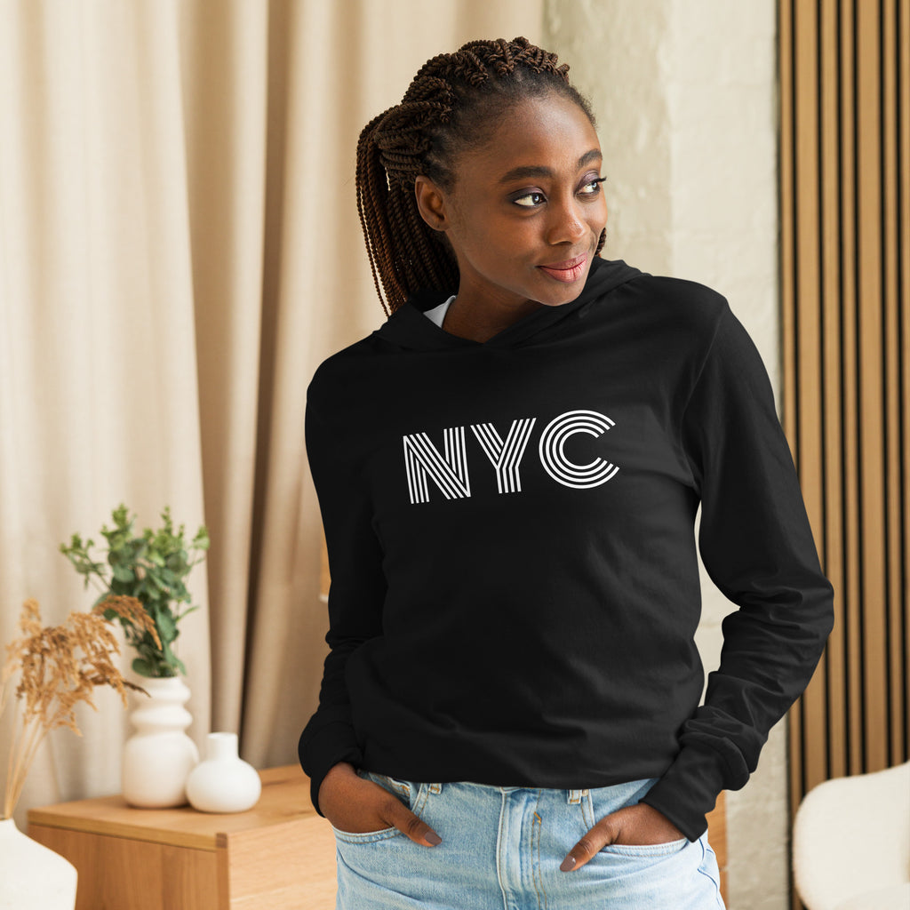 NYC Hooded Long-Sleeve Tee